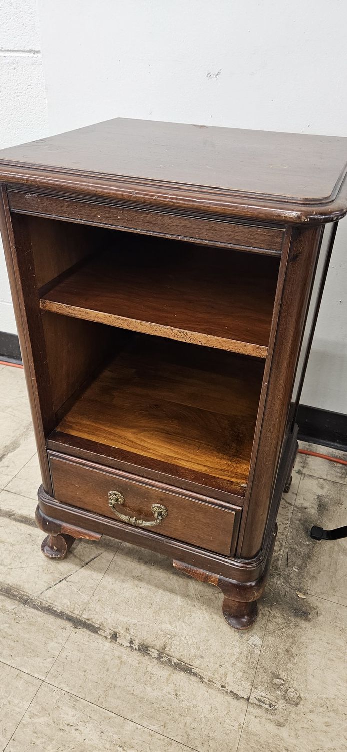 End table / Nightstand with Shelves &amp; Drawer
