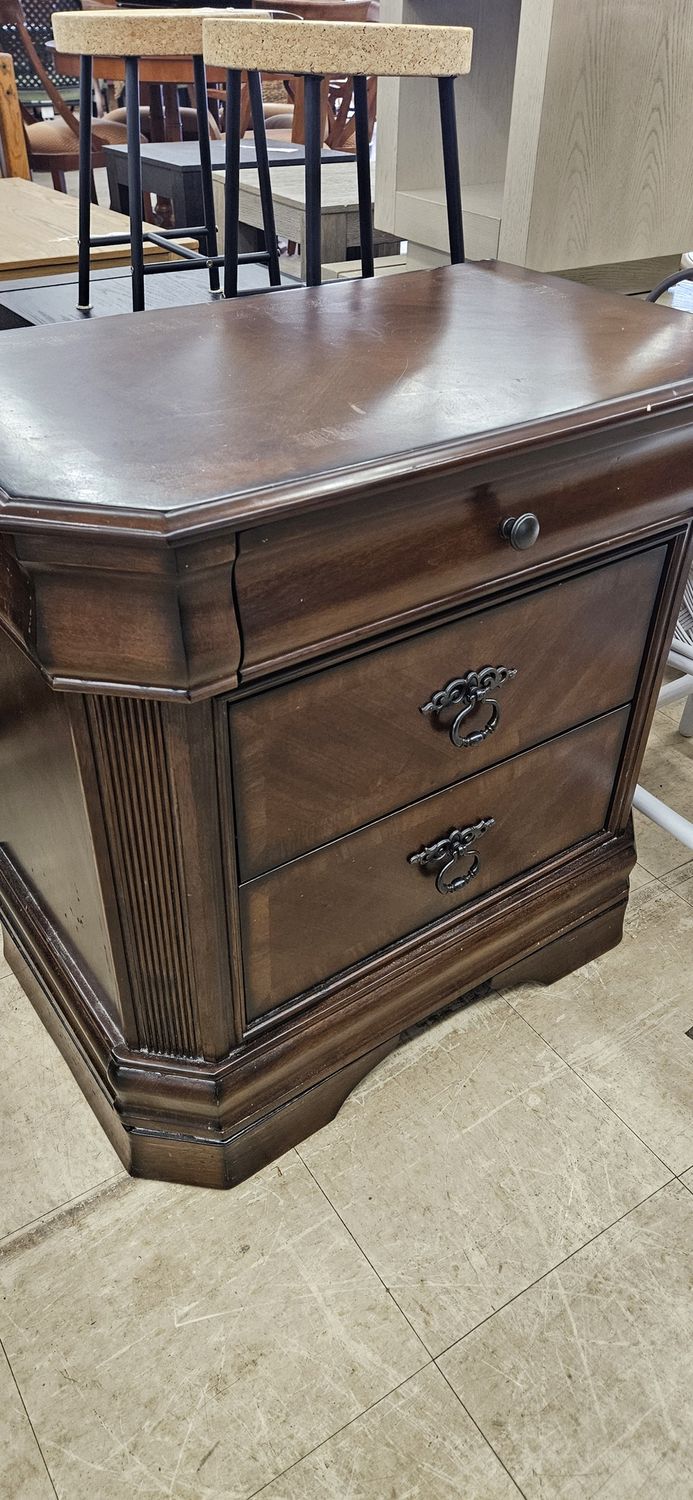 Dark Wooden End Table