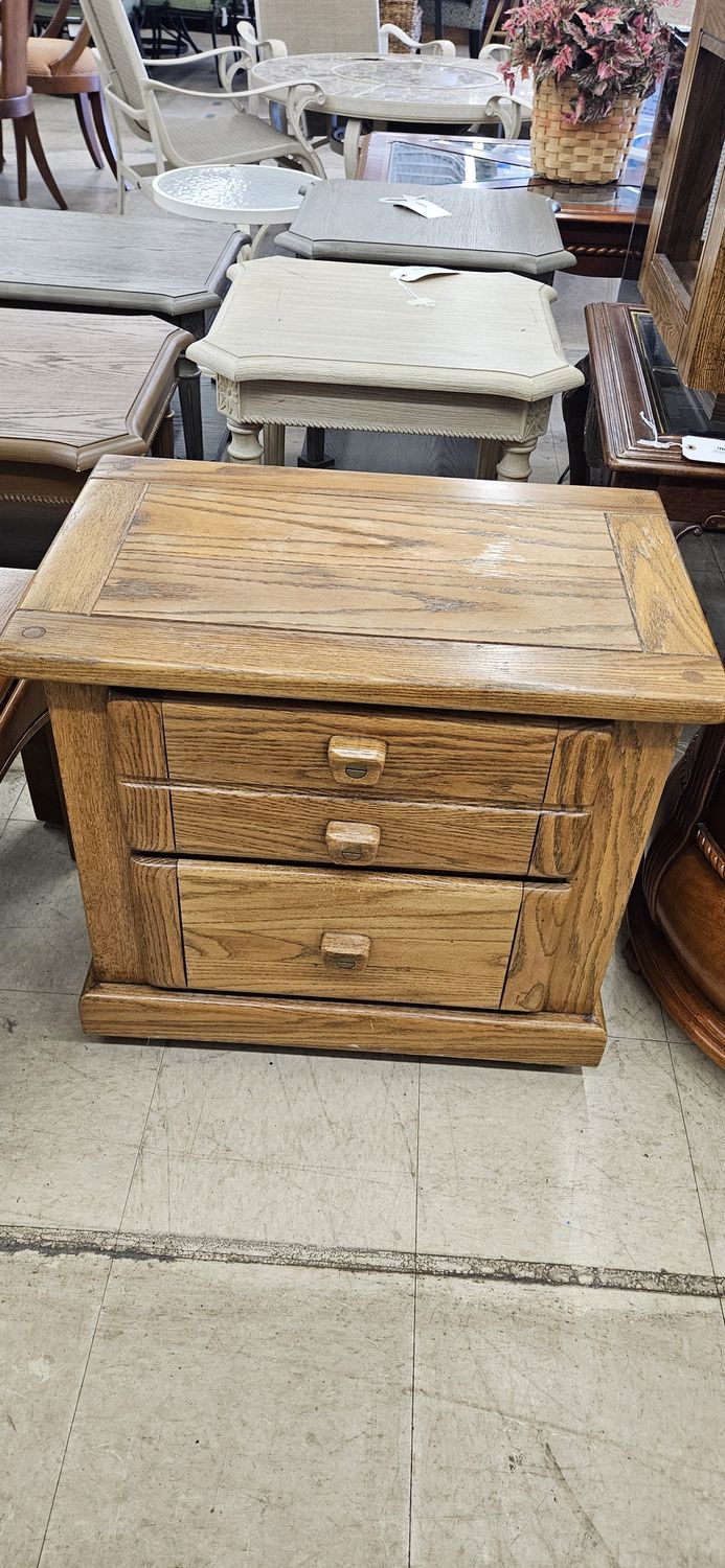 Mission Style Oak Nightstand