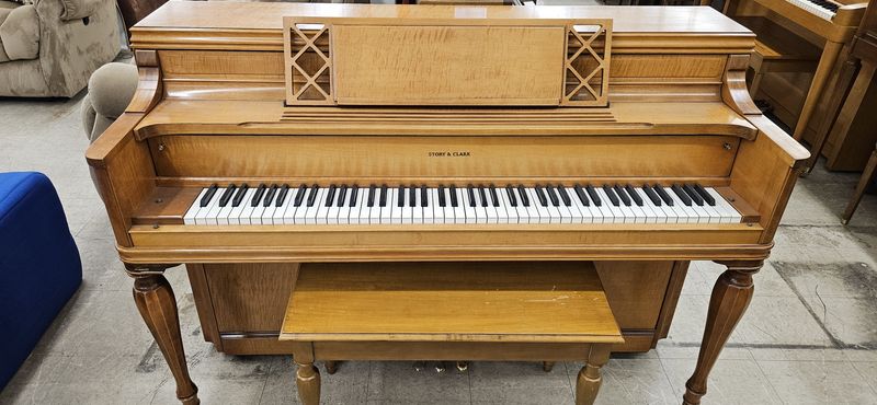 STORY &amp; CLARK Console Piano **FREE DELIVERY