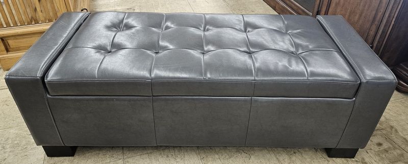 Rectangle Lift Top Storage Ottoman