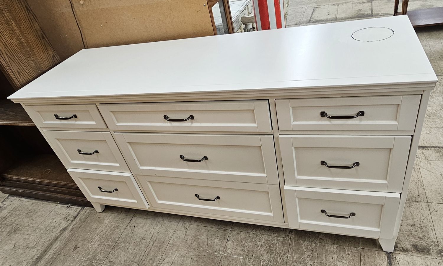 Pottery Barn 9-Drawer Modern Lowboy Dresser