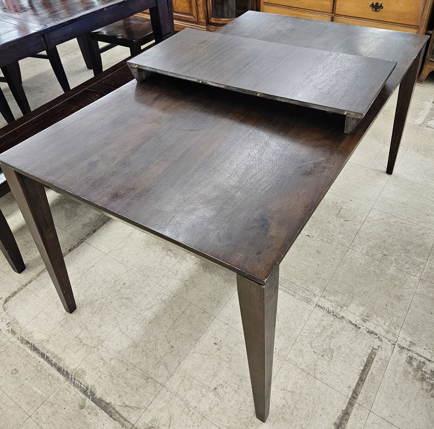 Large mahogany rectangular dining table