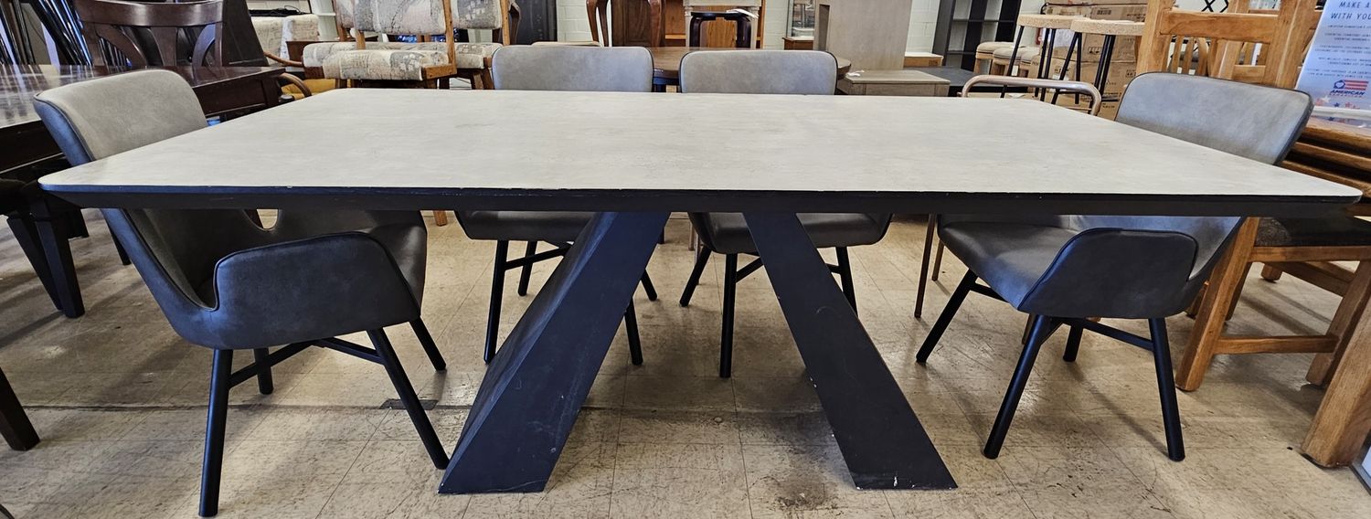 Sleek and modern dining set