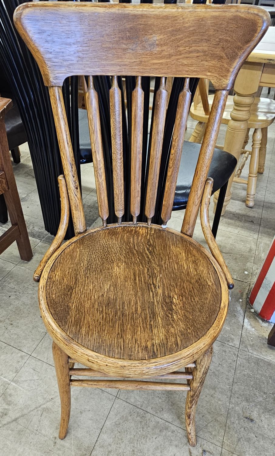 Spindle wooden chair
