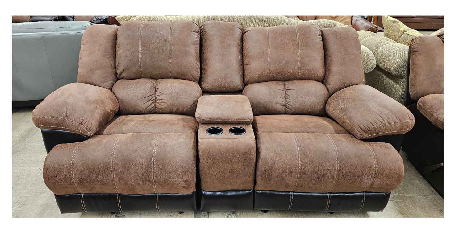Microsuede Reclining Couch