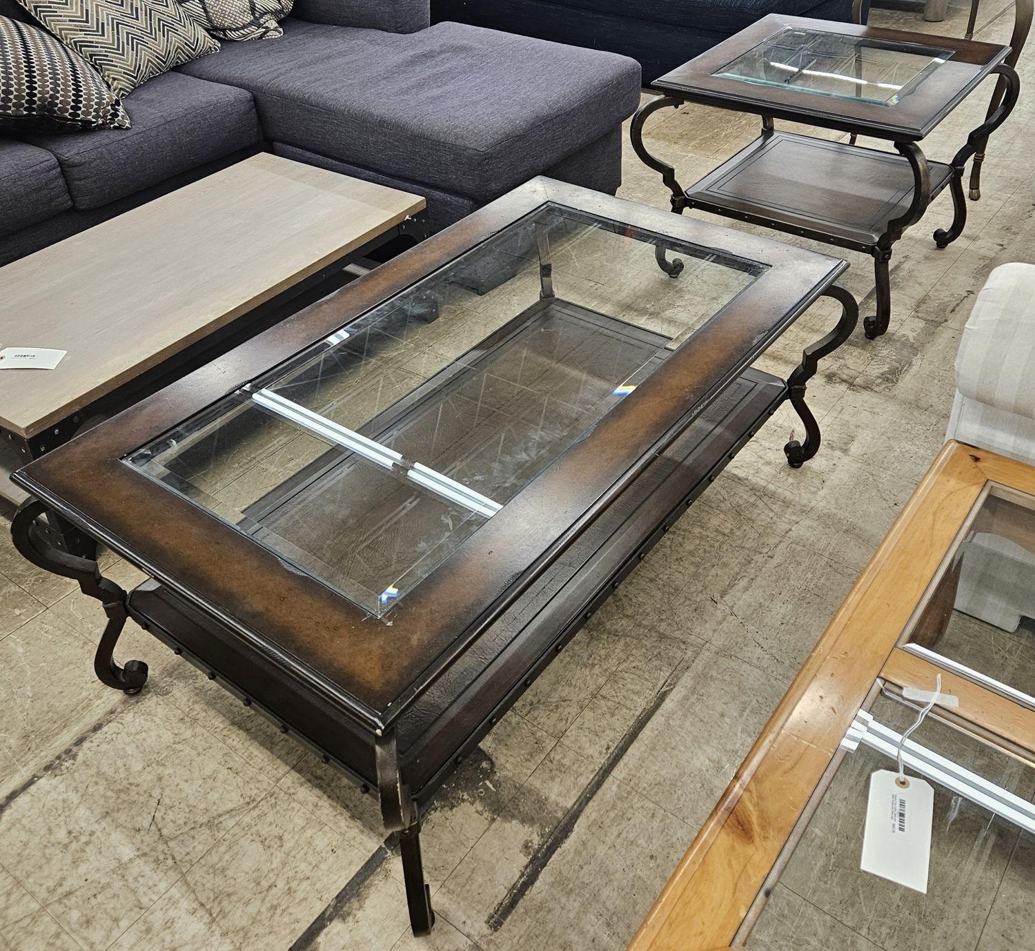 Mahogany Coffee Table and End Table Set