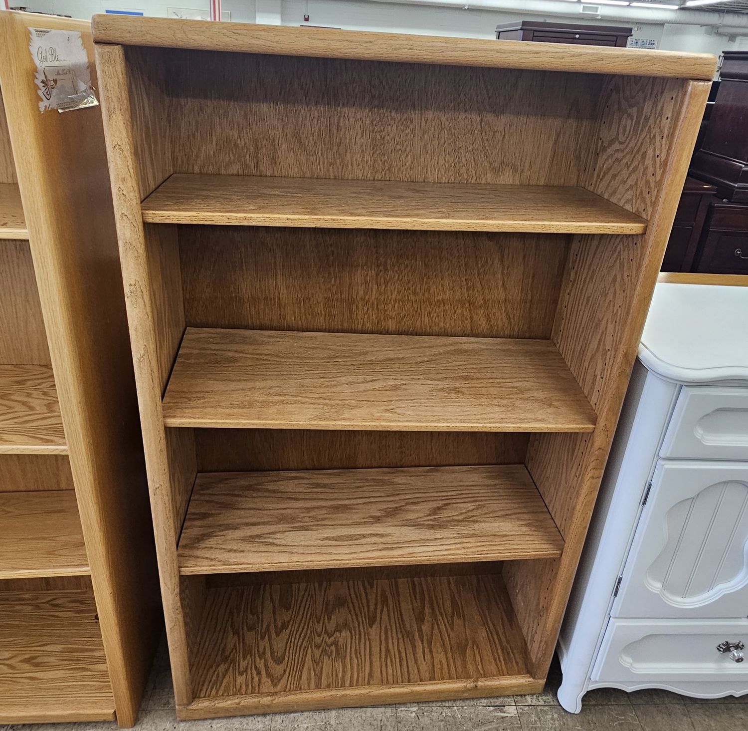 Tall oak bookcase!