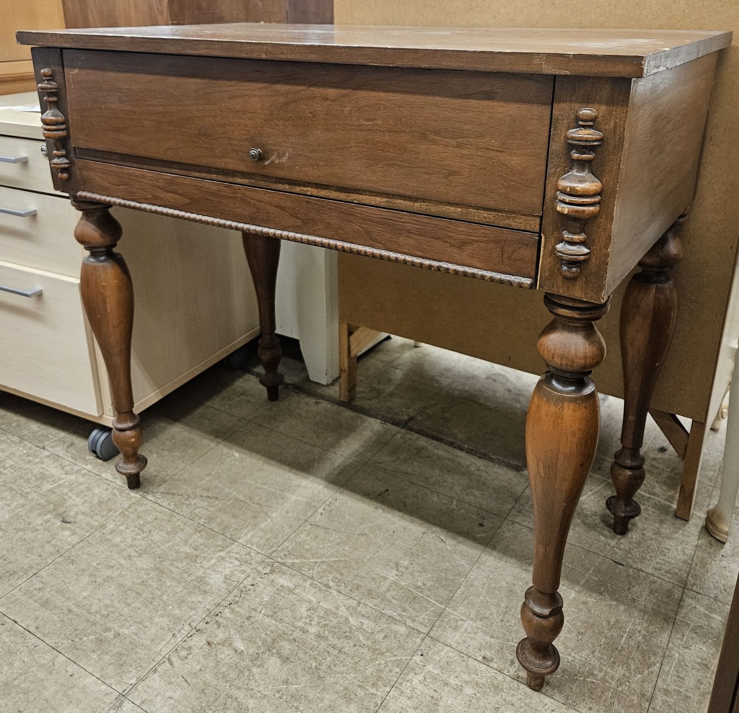 Antique drop-leaf writing desk