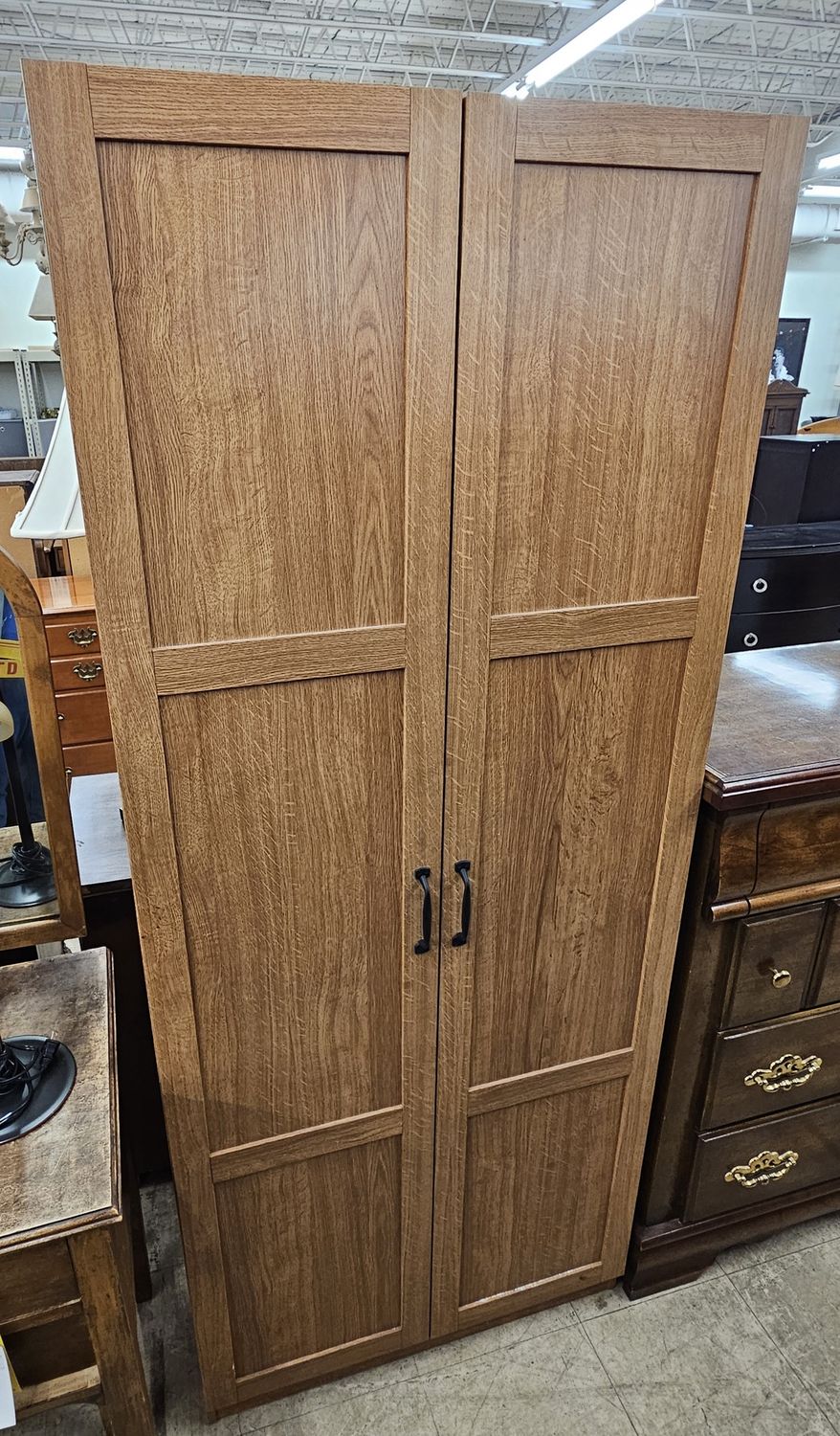 Tall wooden cabinet,