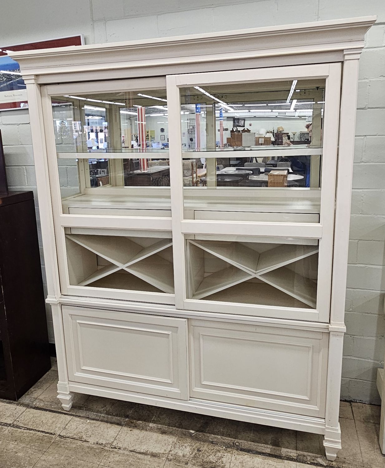 Beautiful White China Cabinet
