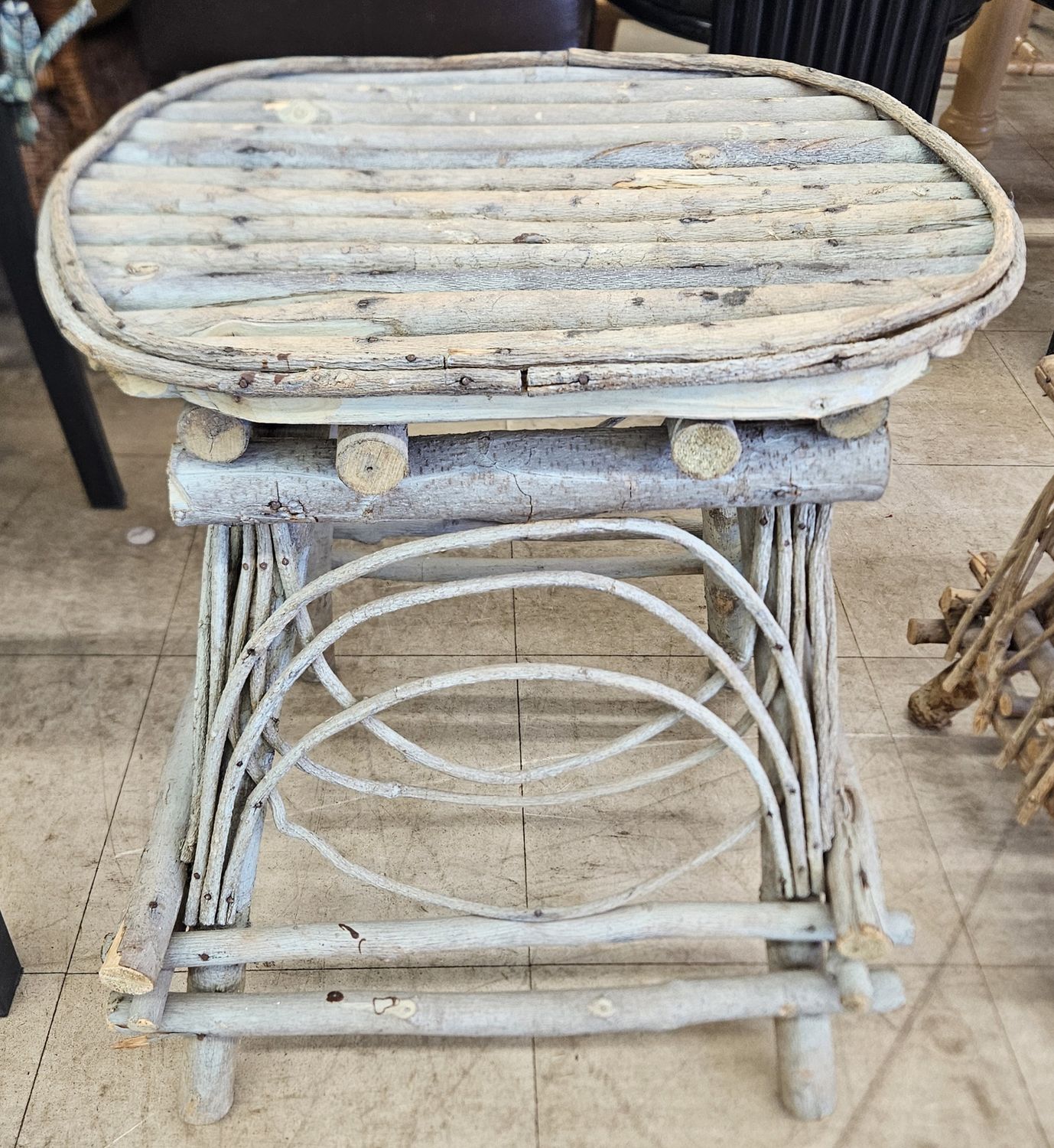 Rustic handmade stool