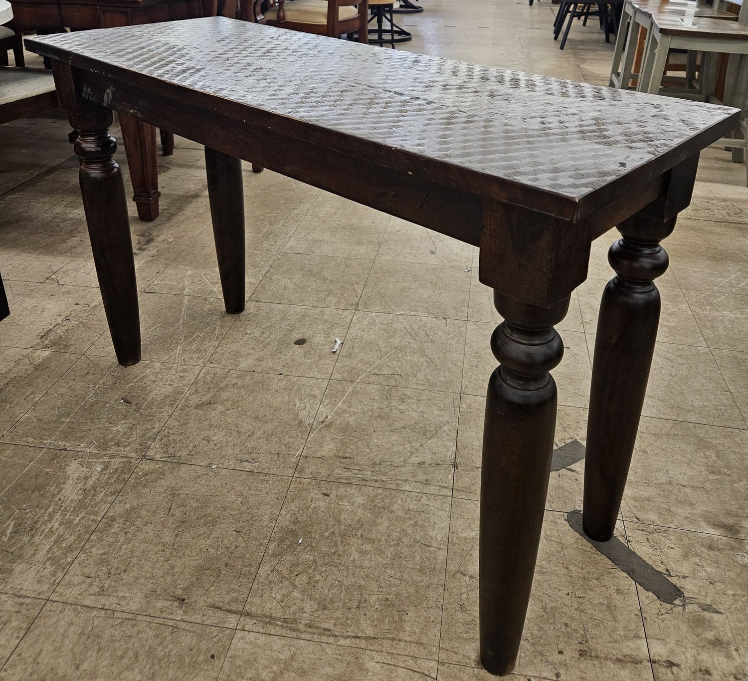Solid wood sofa table!