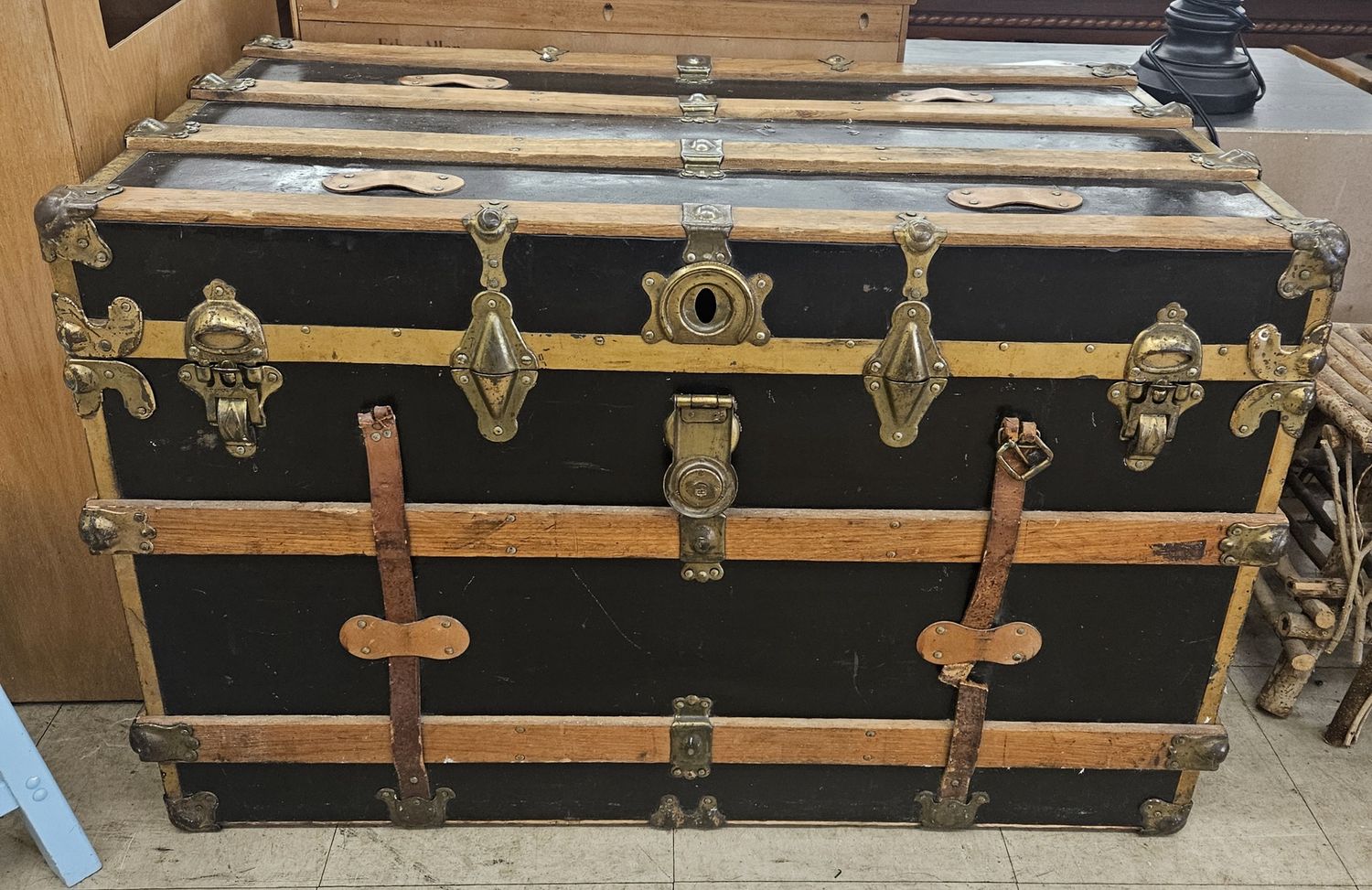 Antique Steamer Trunk