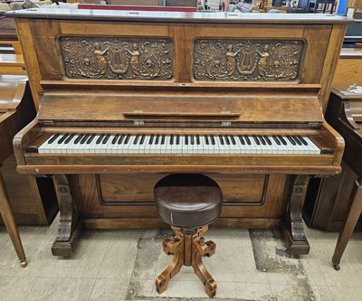 Antique Behning &amp; Sons upright piano