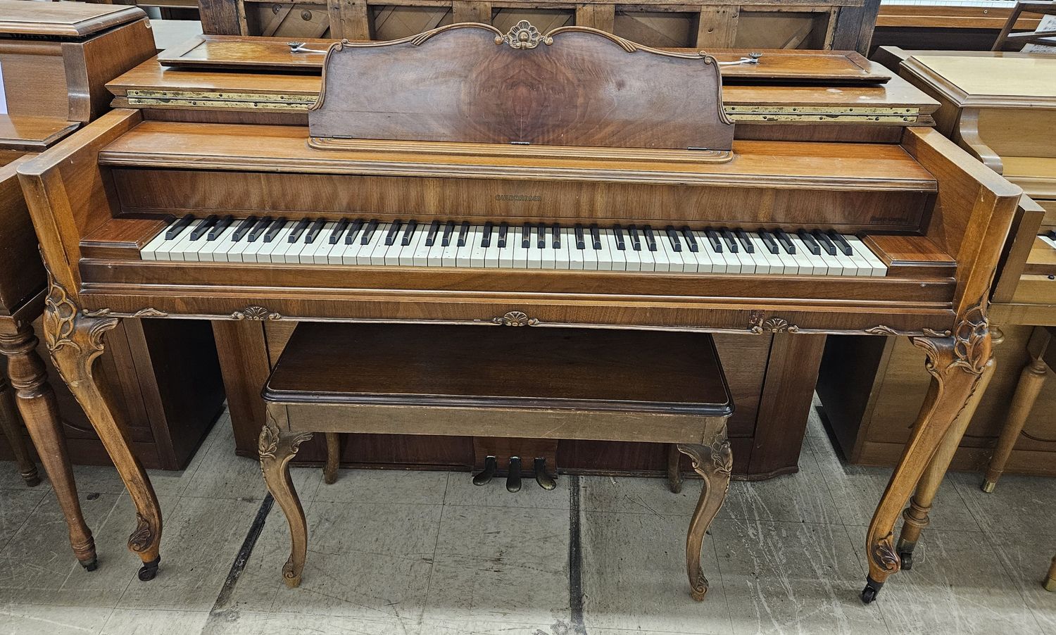 Vintage Gulbransen spinet piano