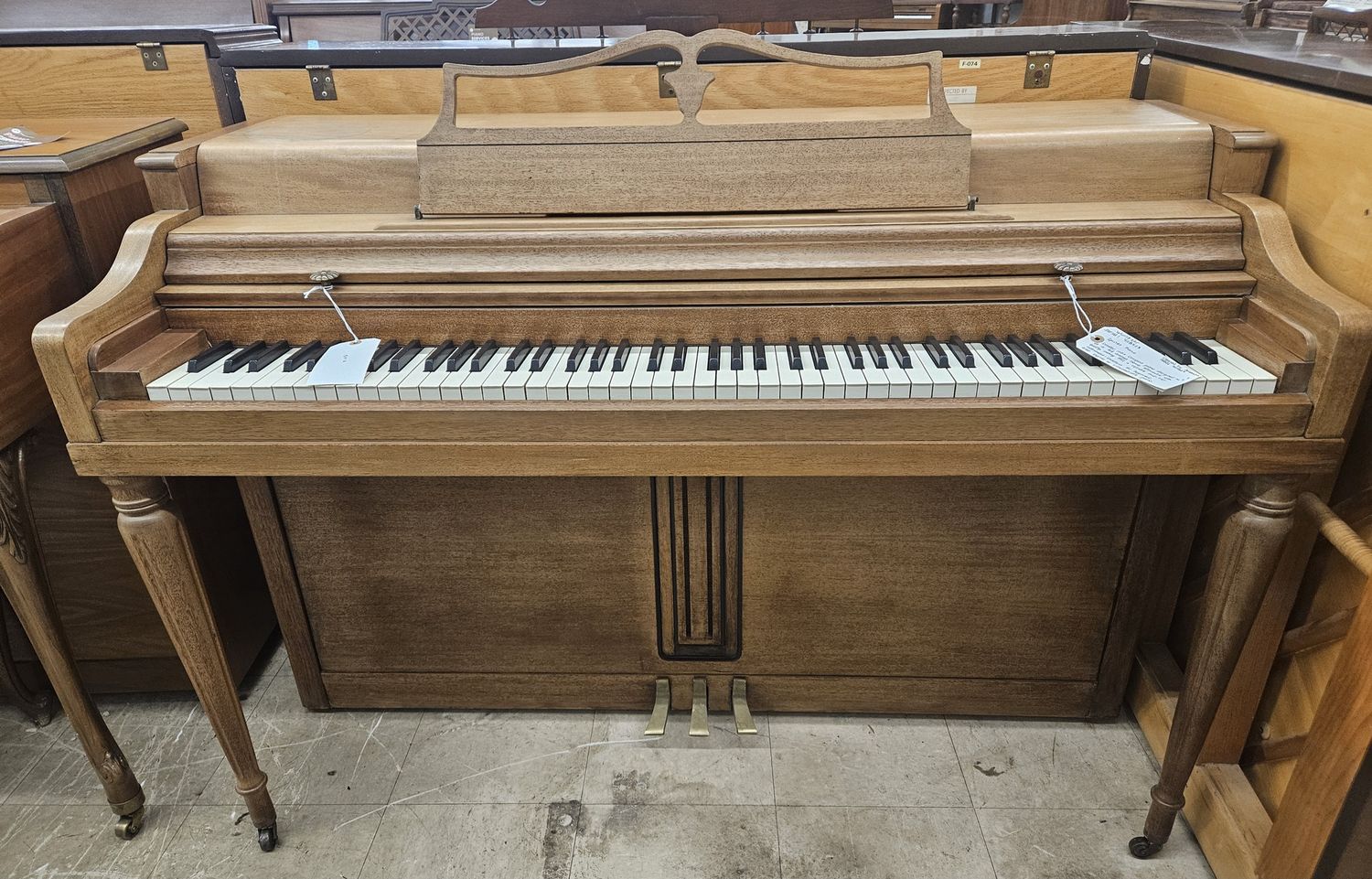 Vintage Wurlitzer spinet piano