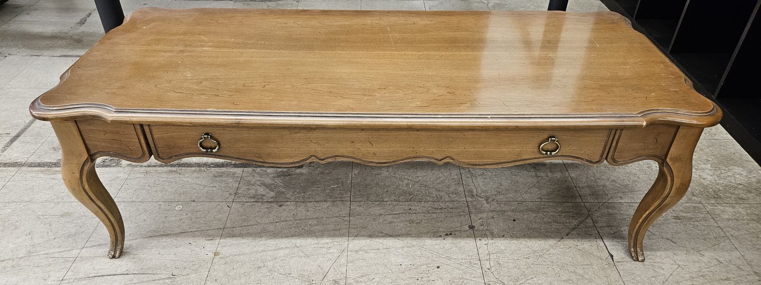 Vintage fruitwood coffee table