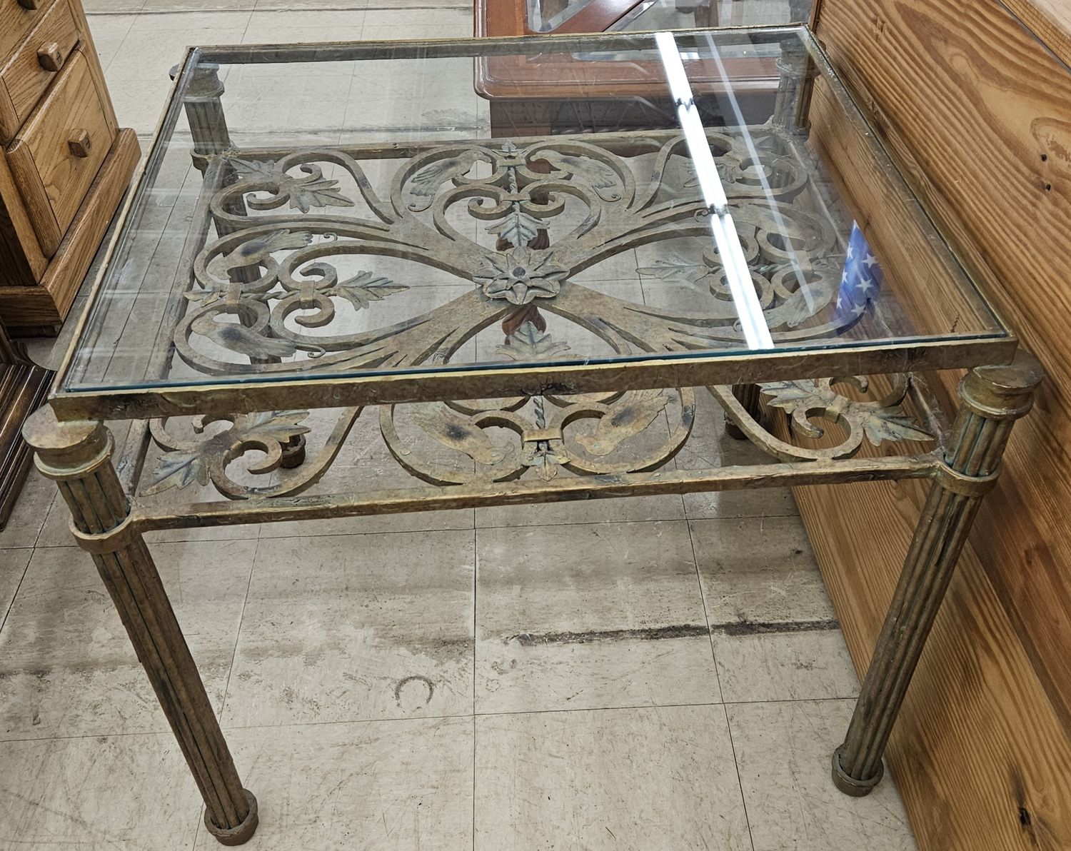Vintage Hollywood Regency style coffee table