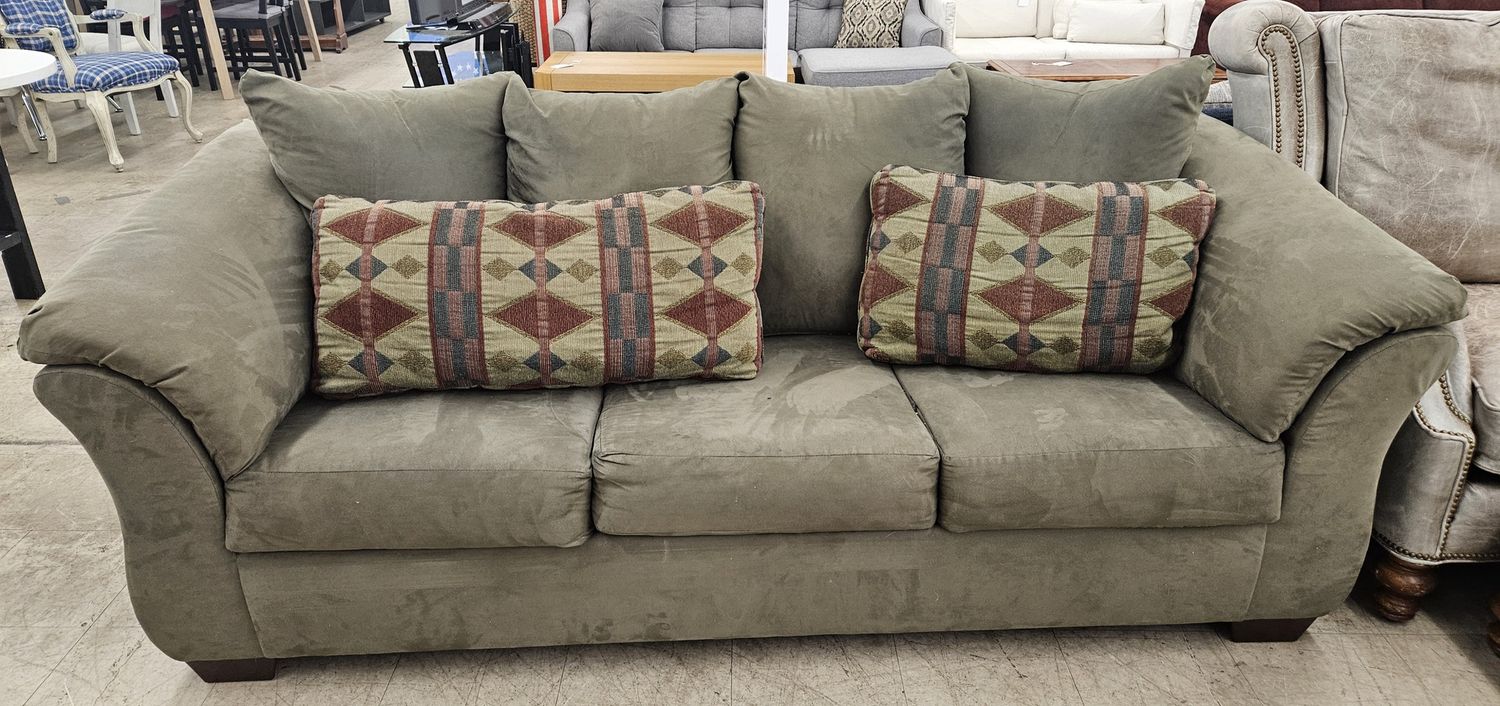 Olive green sofa bed