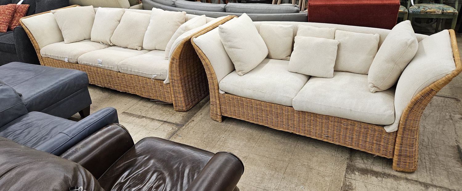 Wicker sofas set
