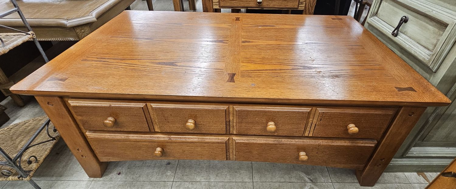 Oak coffee table
