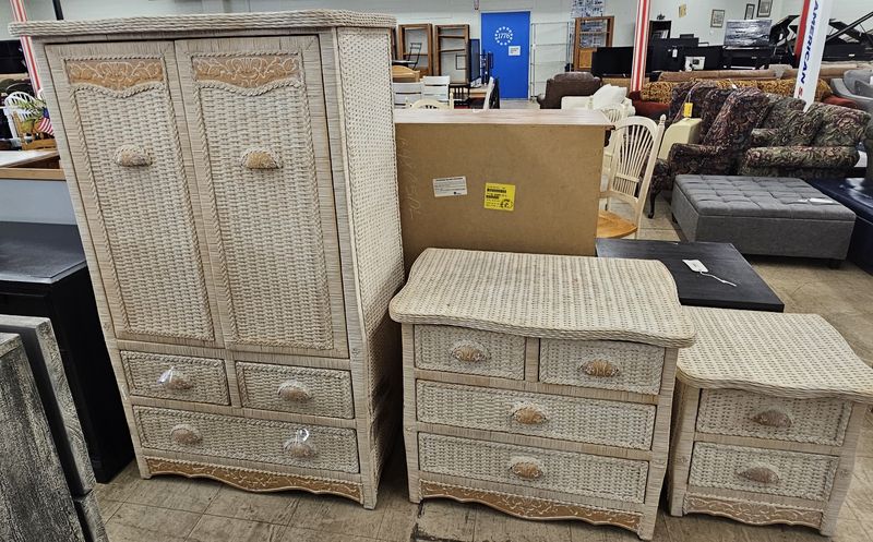 Bohemian Beach Vibes - Armoire, dresser &amp; nightstand