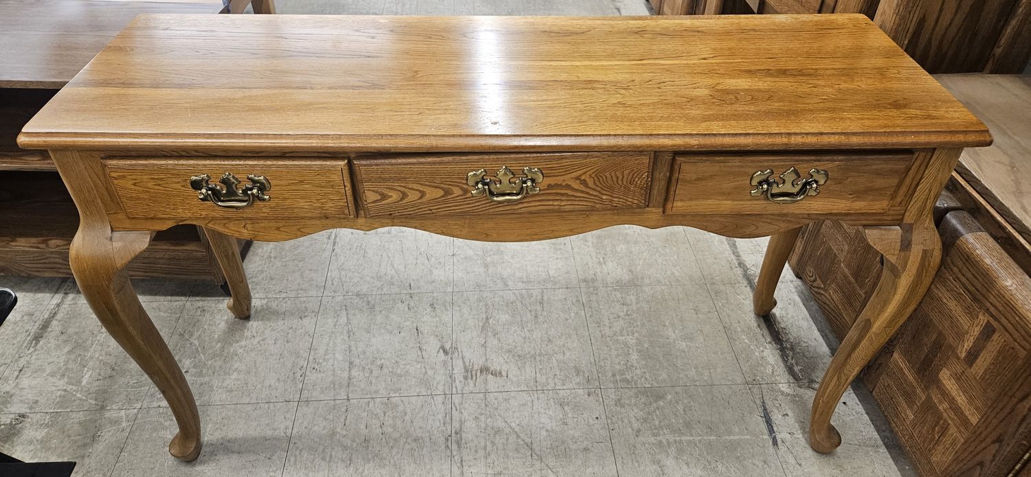 Light wood sofa table