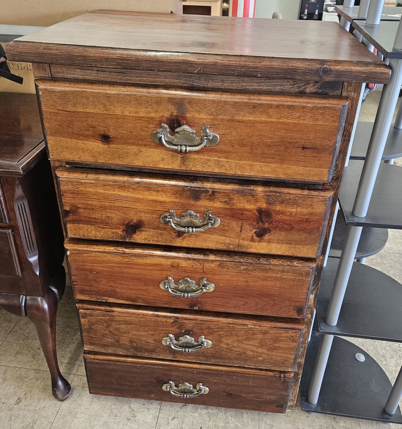 Vintage solid wood dresser
