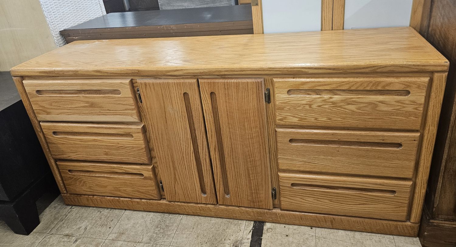 Mid-century modern dresser &amp; Mirror