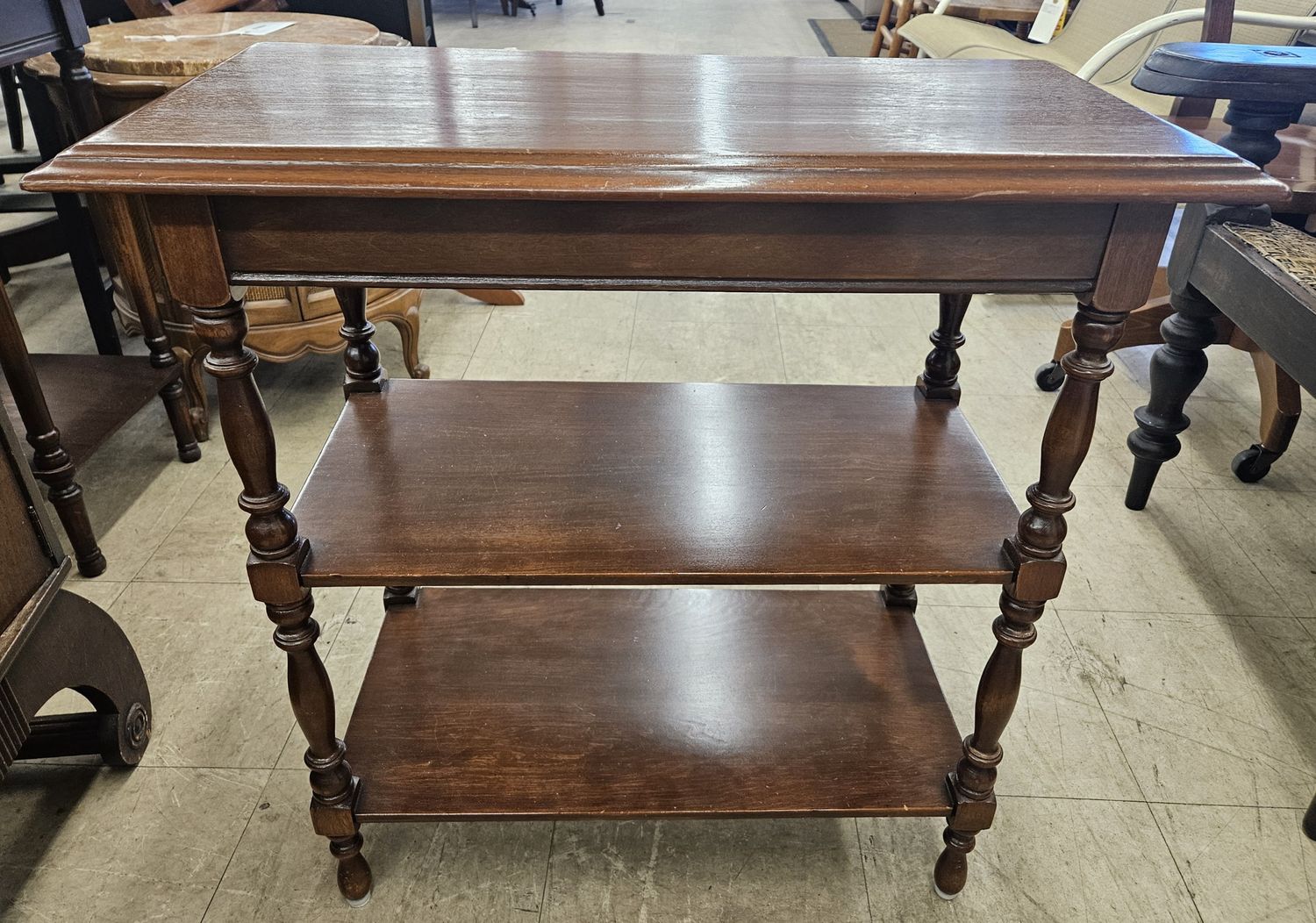 Mahogany shelf