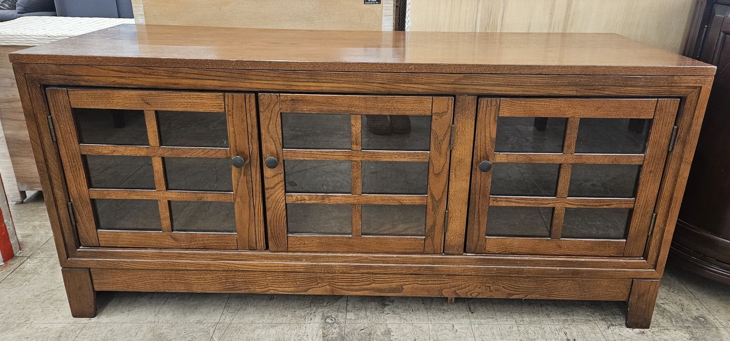 Mission Oak console