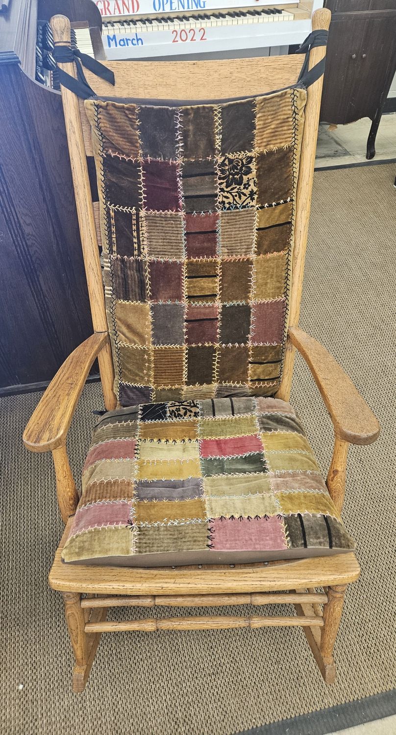 Patchwork rocking chair