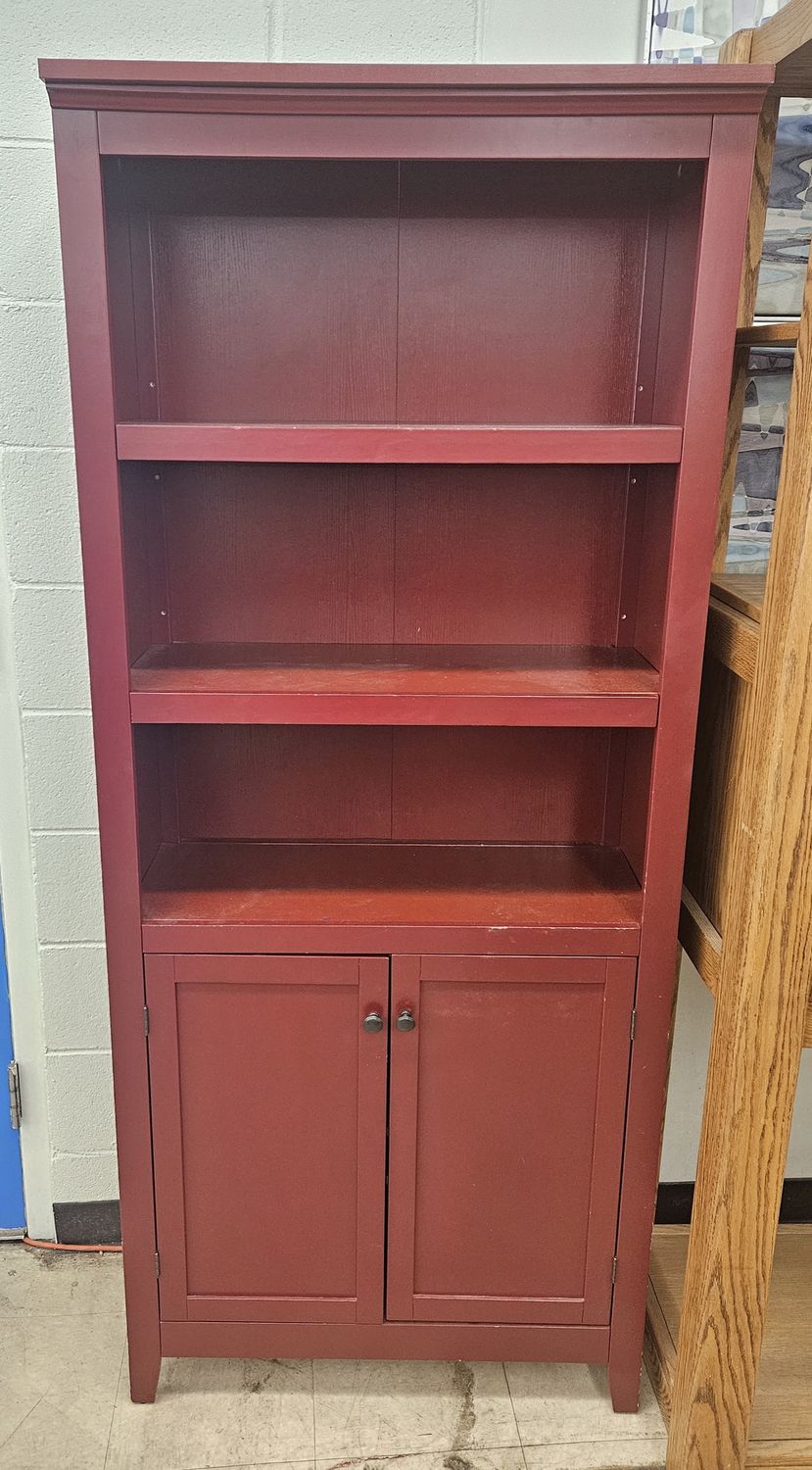 Scarlet Red Bookcase