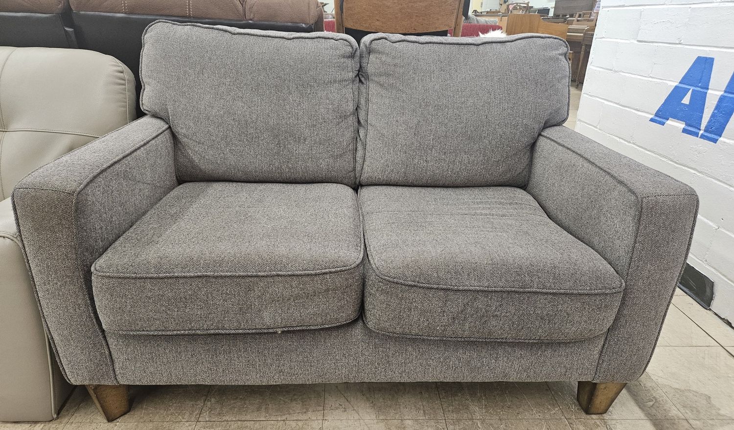 Gray Flexsteel loveseat