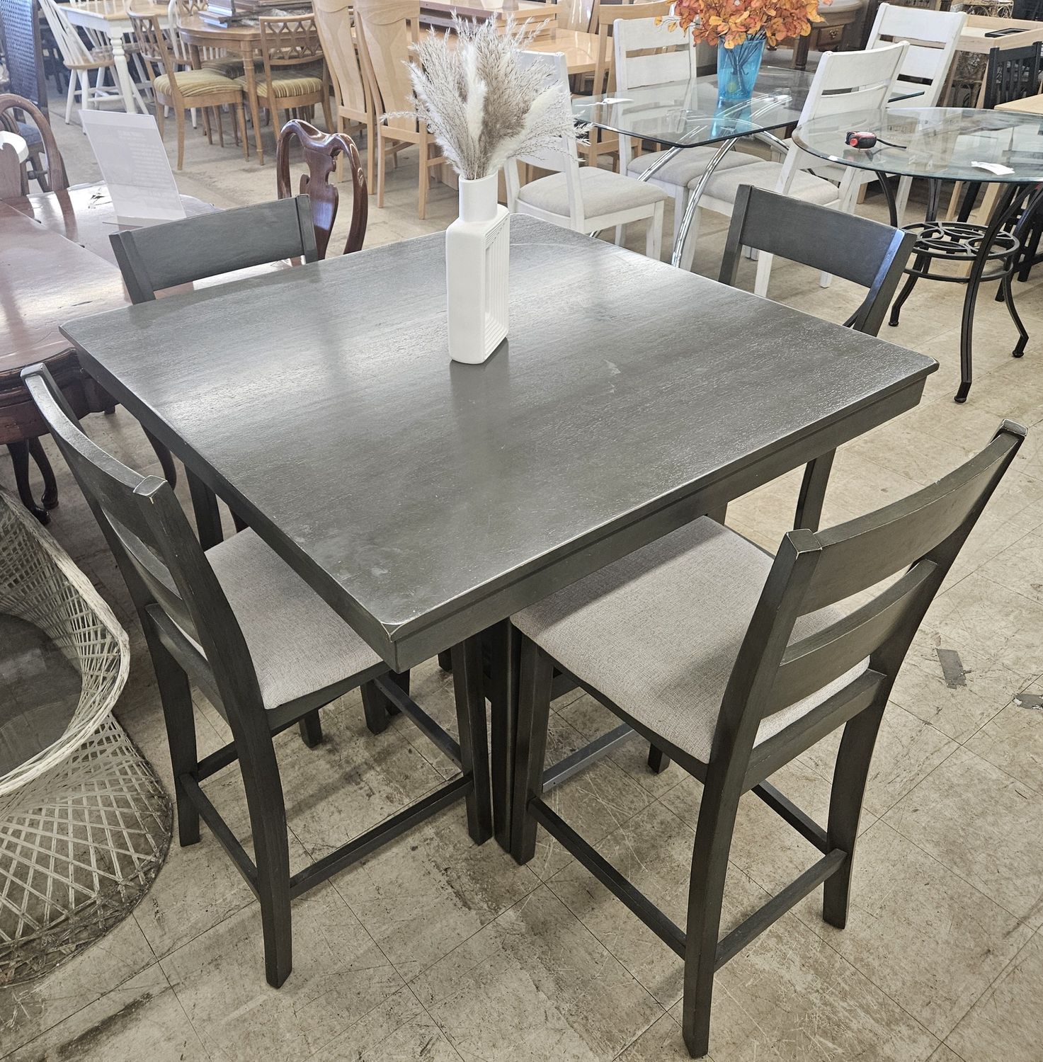 Urban gray Square Dining Set