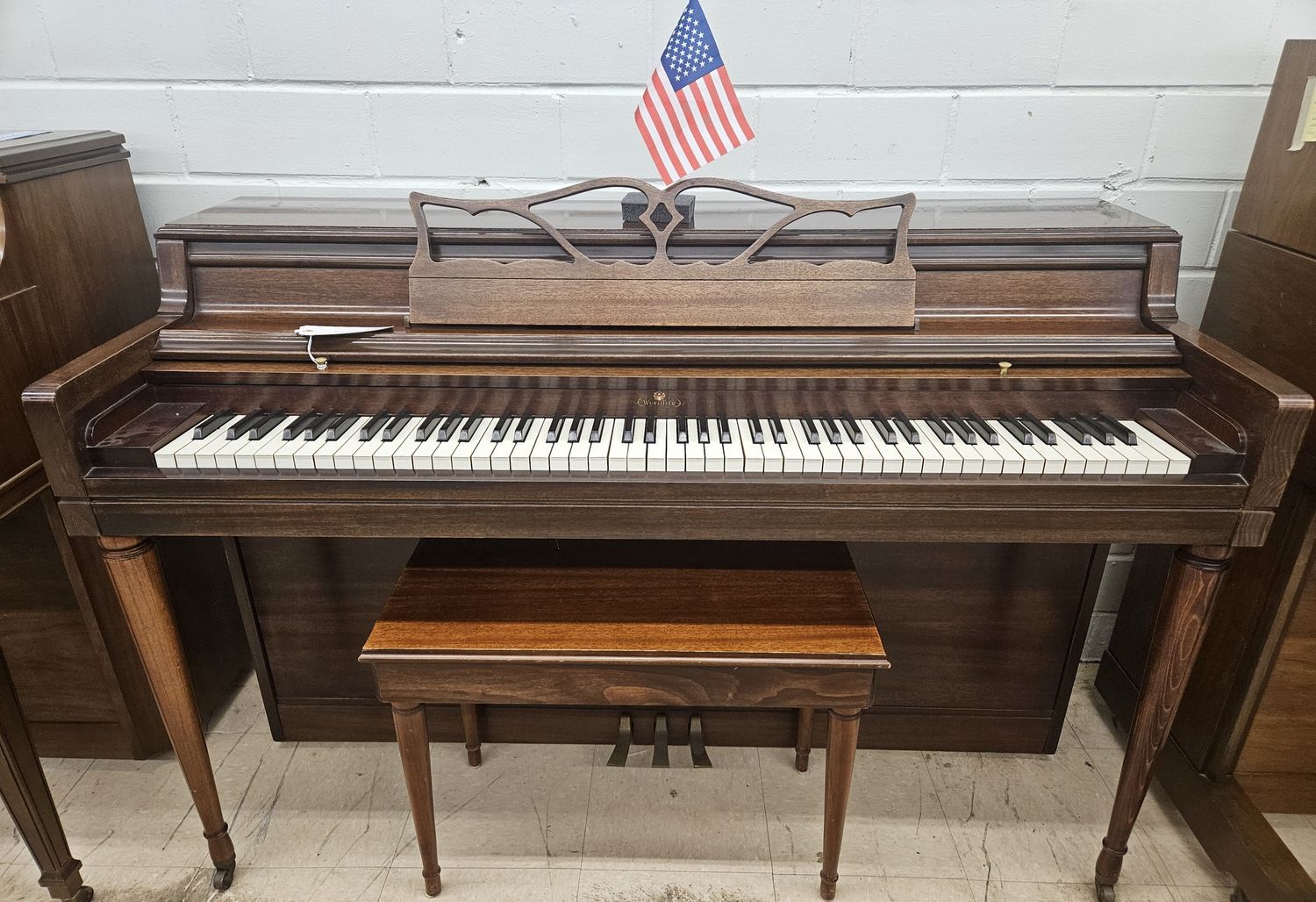 Dark Walnut Wurlitzer Piano