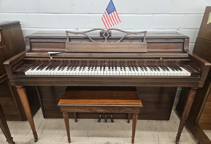 Dark Walnut Wurlitzer Piano