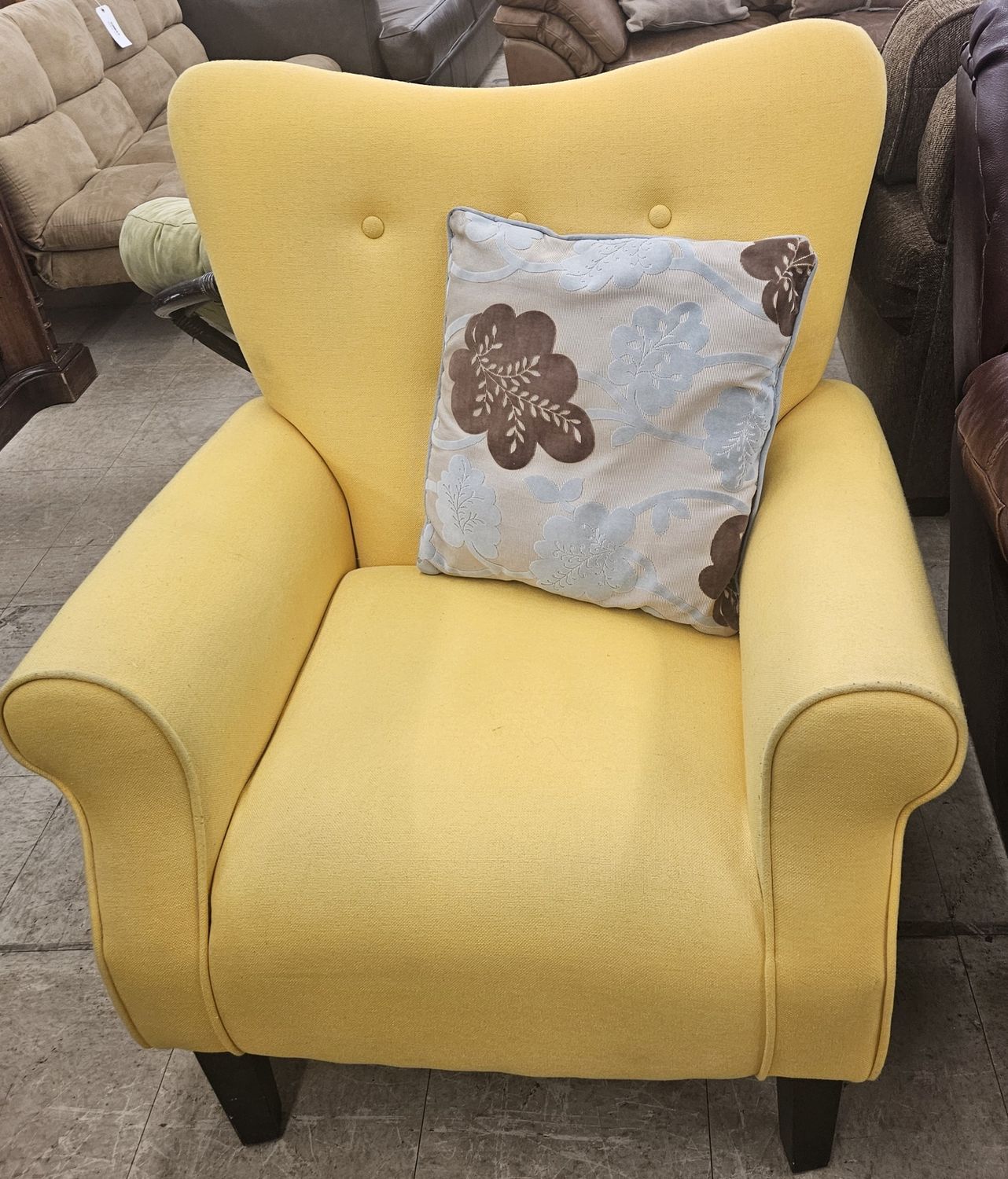Cheerful Yellow Armchair