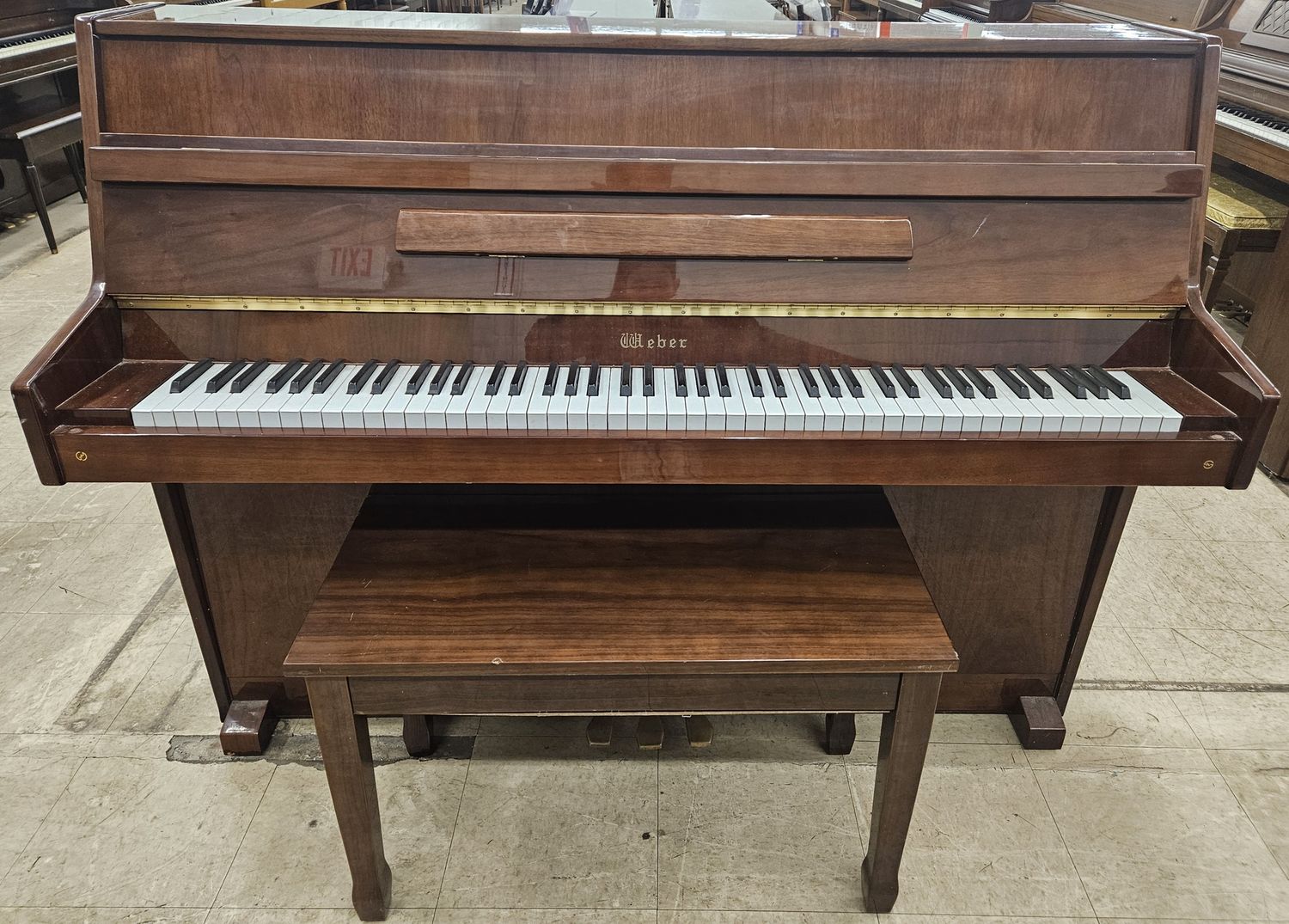 Classic Weber upright piano