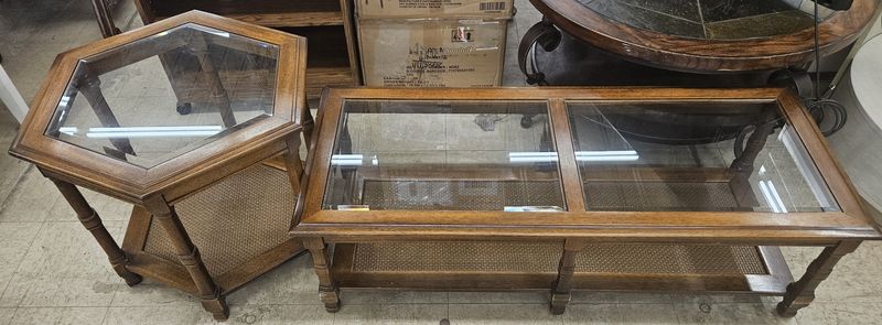Two vintage-style tables