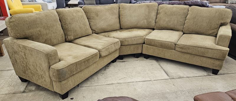 Neutral-toned sectional sofa