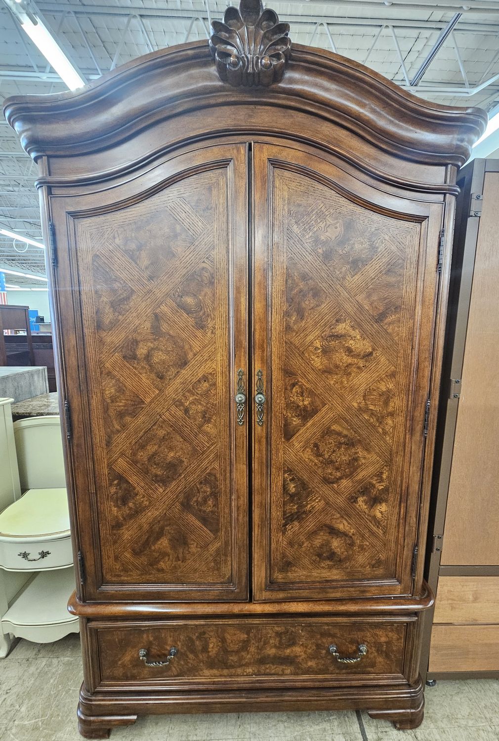 Traditionally styled armoire