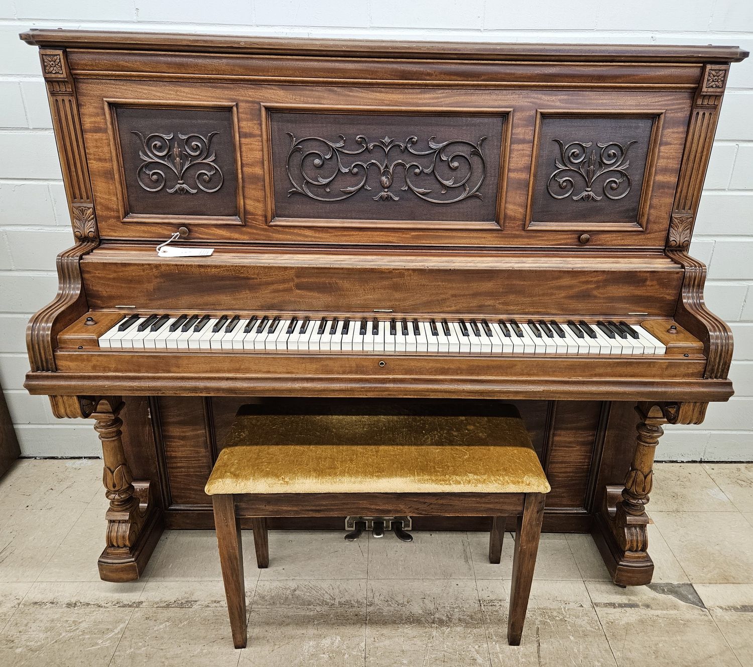 Behr Brothers &amp; Co Upright Grand Piano