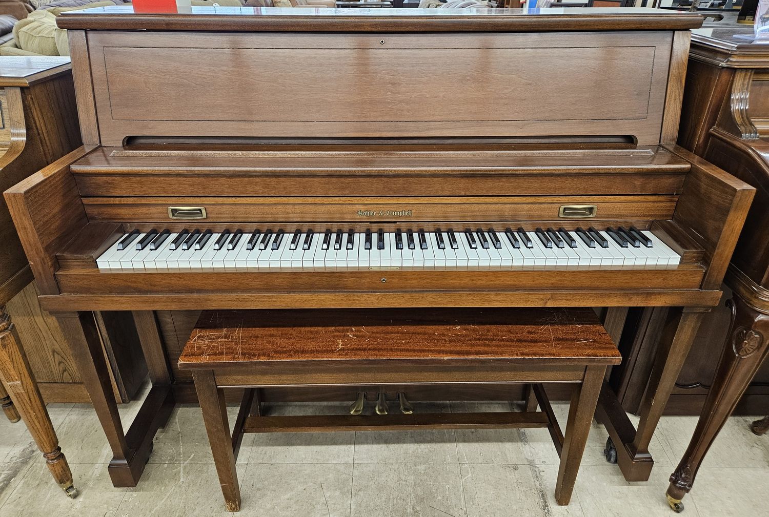 Beautiful Kohler &amp; Campbell studio piano.