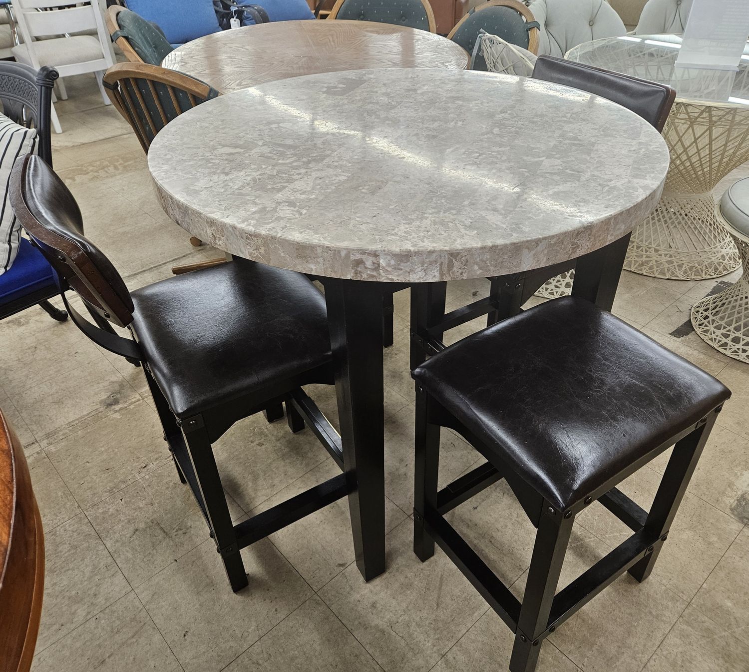 stylish, compact dining set