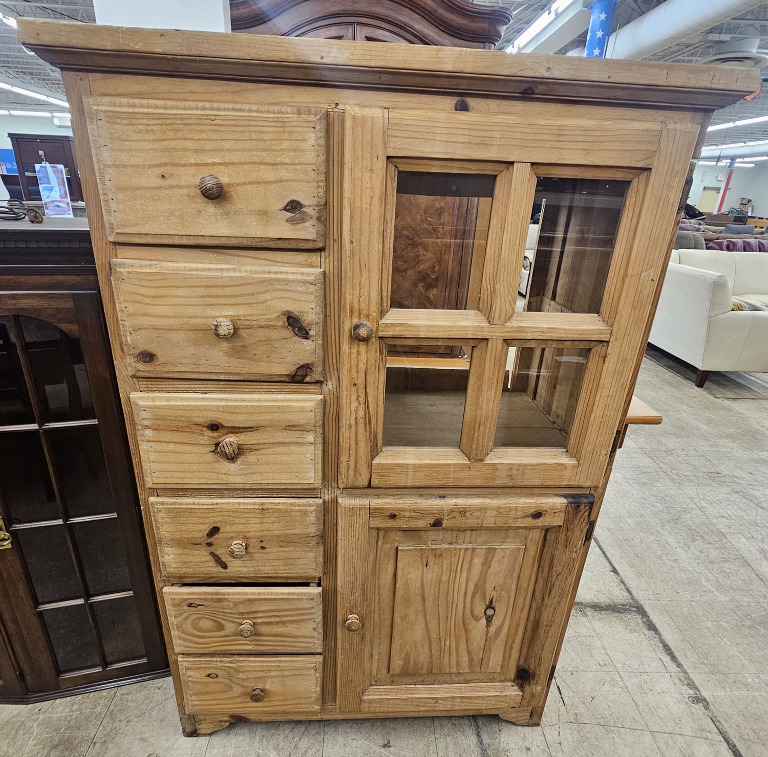 Rustic Charm Cabinet
