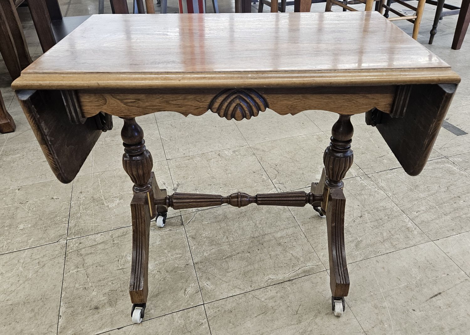 Antique Drop-Leaf Table
