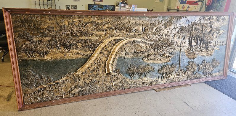 GIANT Hand-Carved Chinese Wall Art – 12ft Long!
