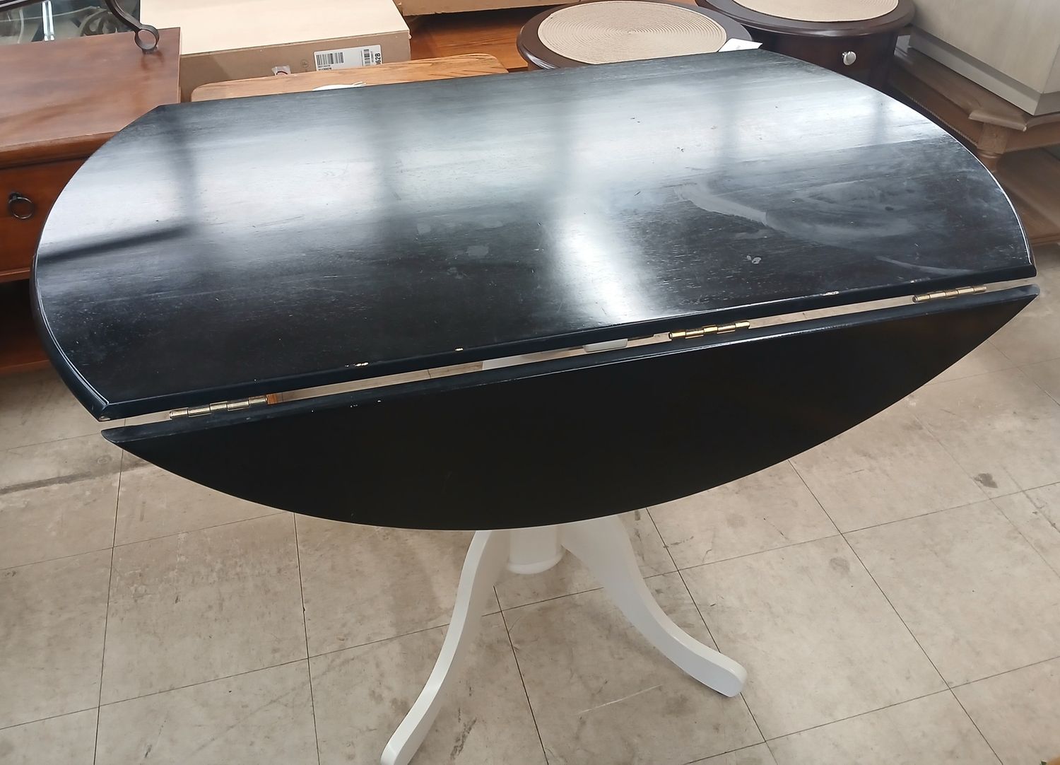 Sleek Drop Leaf Table
